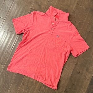 Vineyard Vines Coral Polo Shirt for Men